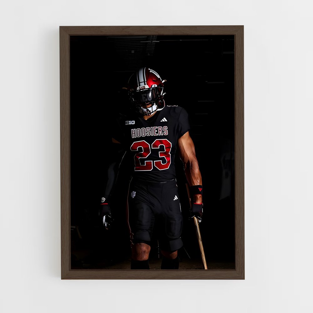 Poster Indiana Warrior – affiche Basketball (vue 5)